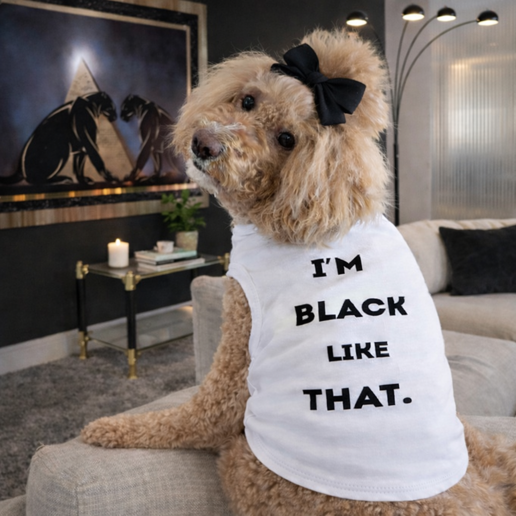 Black Like That Dog Shirt| Pet Tank | Pawsy People