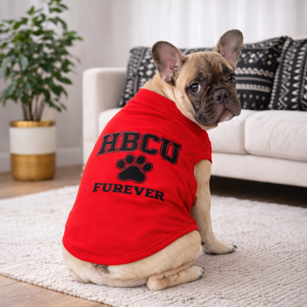 HBCU Furever – Blackety Black  Edit | HBCU Dog Shirt | Pawsy People Pet Tank