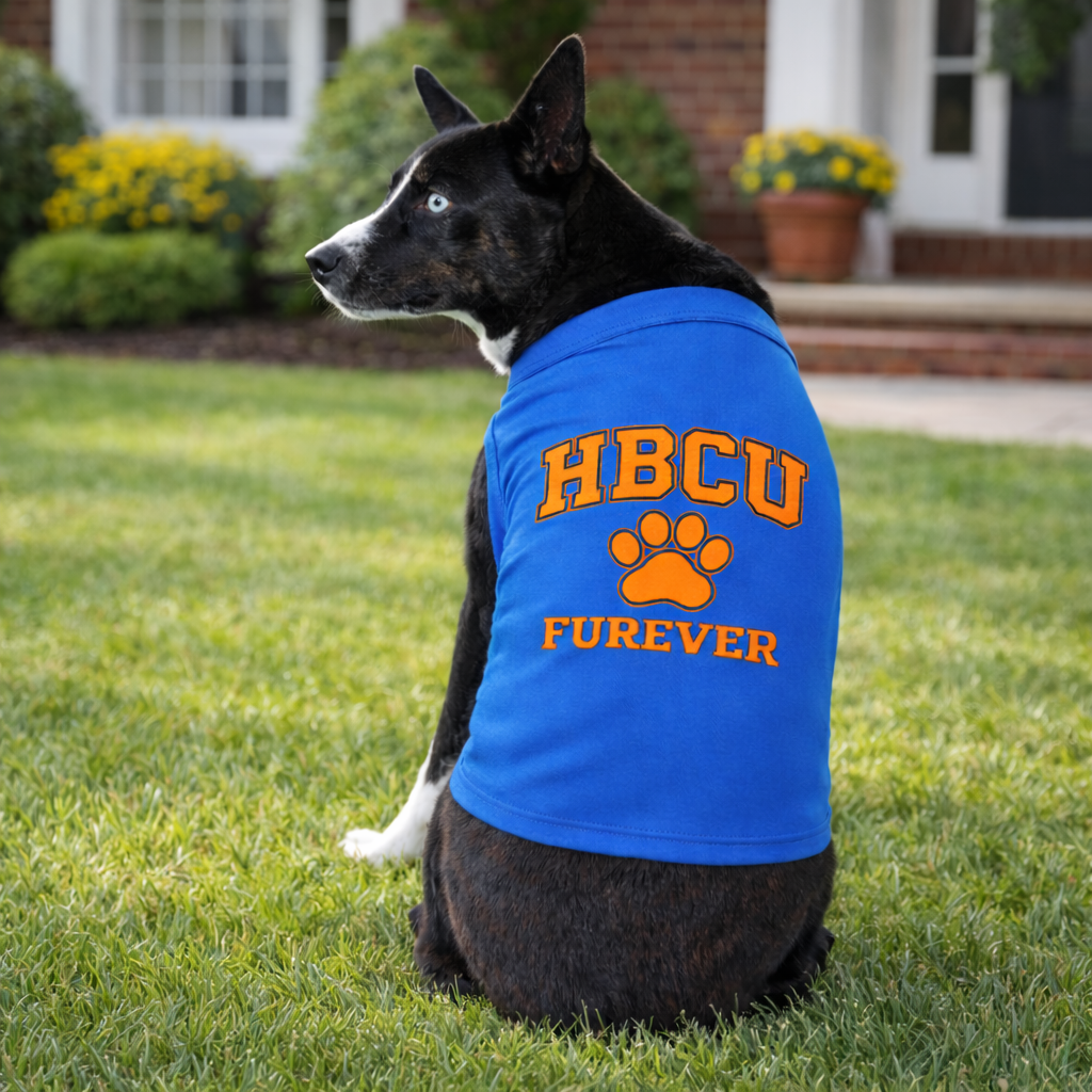 HBCU Furever – Orange Legacy Edit | HBCU Dog Shirt | Pawsy People Pet Tank