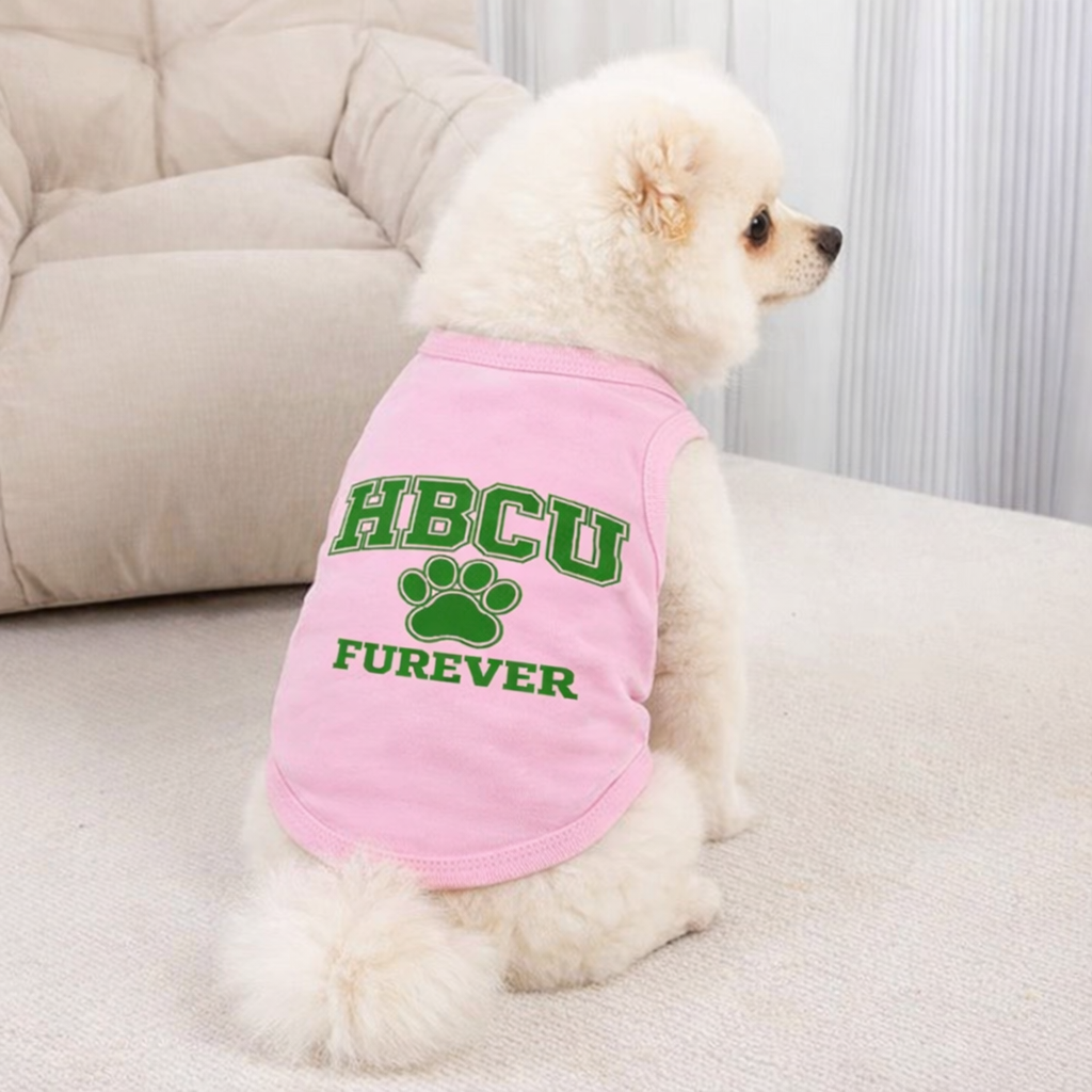 HBCU Furever – Green Legacy Edit | HBCU Dog Shirt | Pawsy People Pet Tank